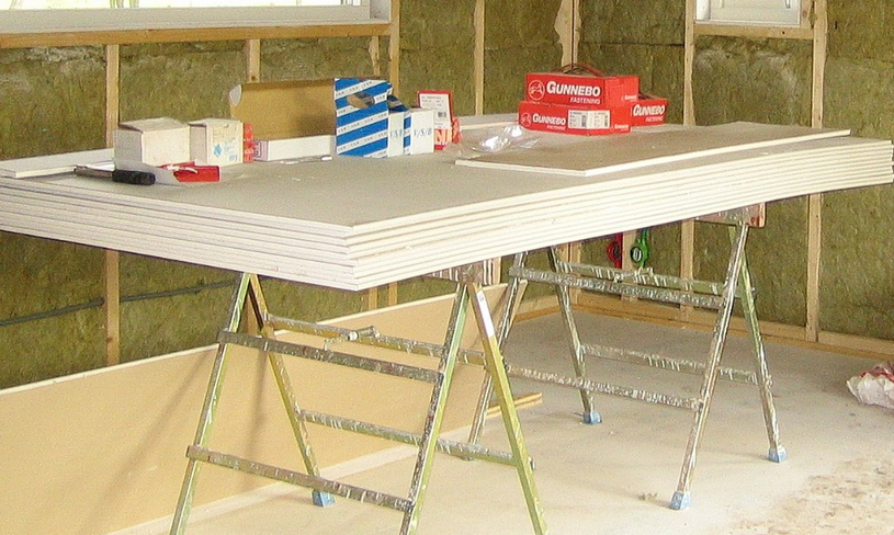 Резка гибсокартона